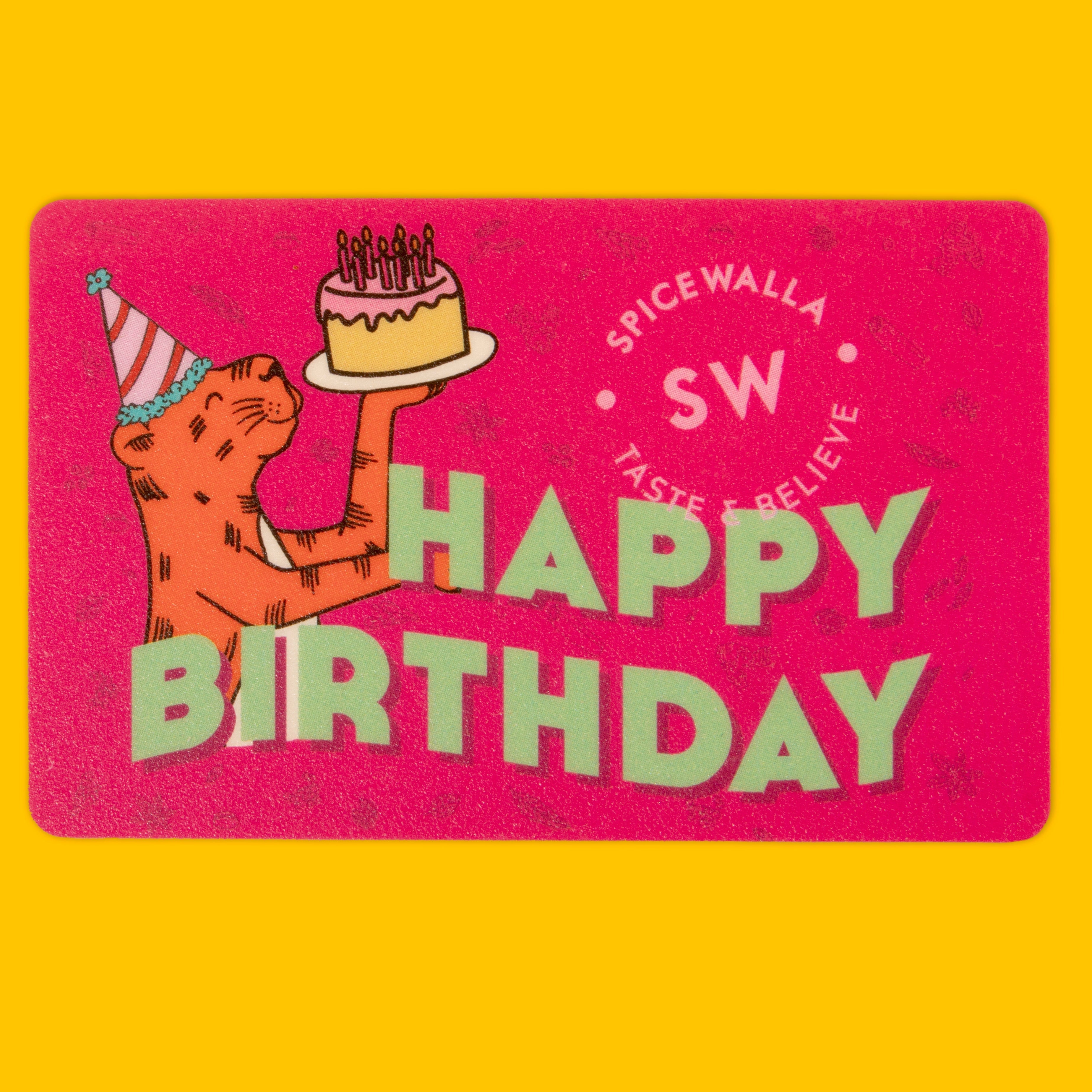 Happy Birthday Gift Card - Physical O8
